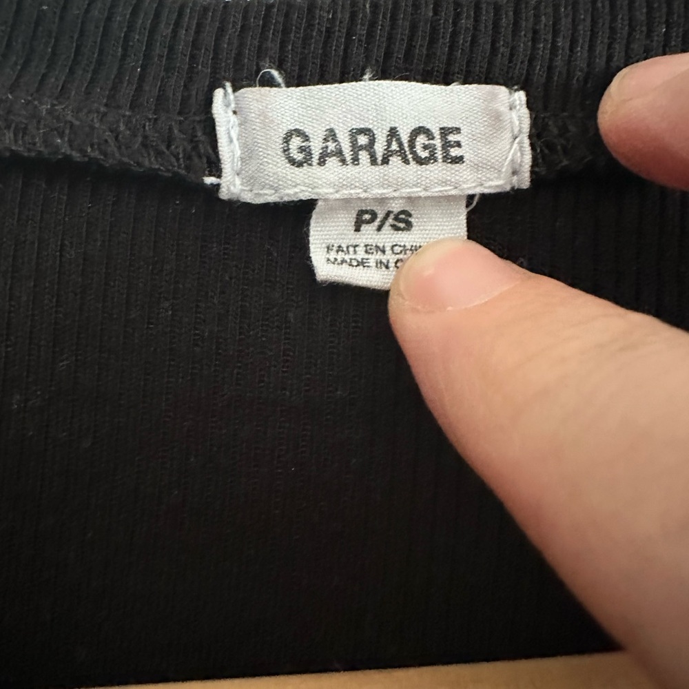 Garage Black Tee with Red Tokyo Graphic - Picture 2 of 2